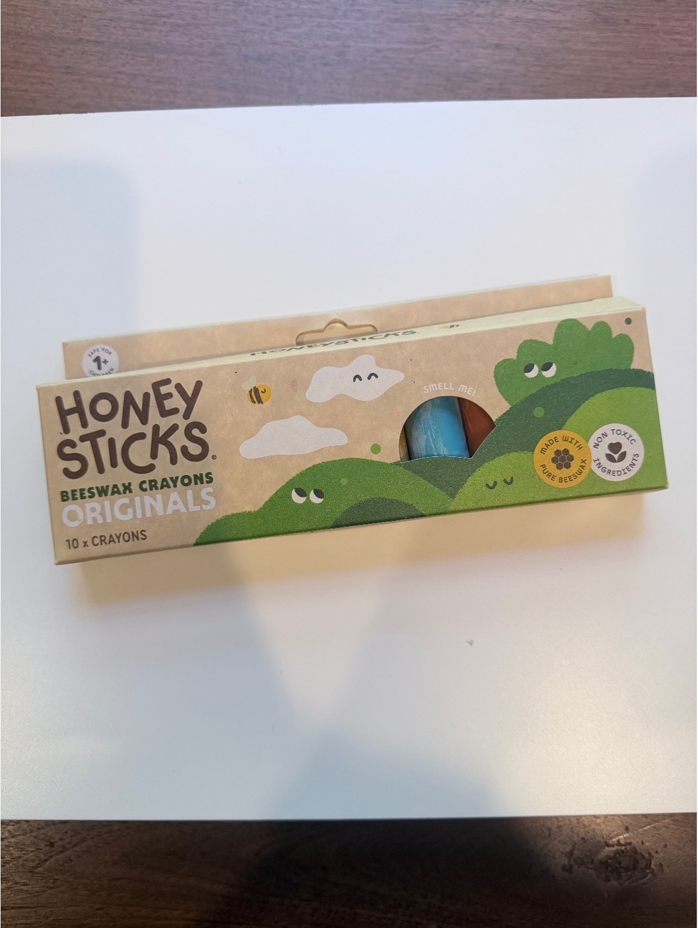 NIB Honey Sticks Beeswax Crayons 10 Pack
